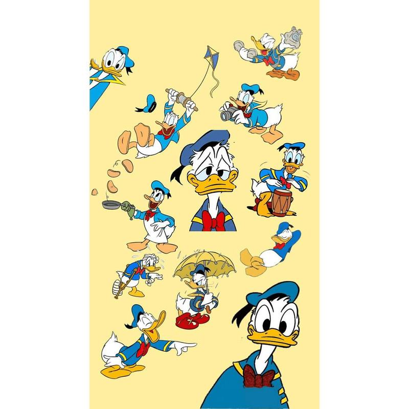 Vintage Donald Duck SVG Cut File Bundle 0