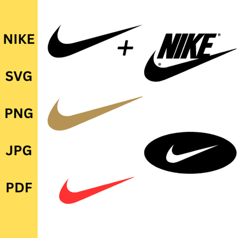 Nike Logo NIKE LOGO Digital Logo New DesignNike Logo Bundle Layered SVG Nike Air Cricut File Cut Files 0