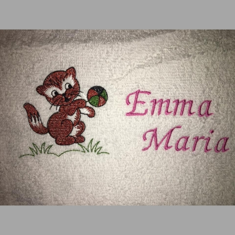 Kitten Playing Machine Embroidery Design Embroidery Design Machine Embroidery Design Cat Embroidery Digital Product 2