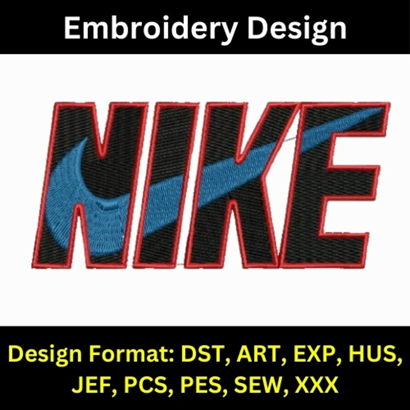 Nike Logo Embroidery Design Machine Embroidery Logo Design Nike Logo Embroidery Pattern Nike Swoosh Embroidery NIKE 0
