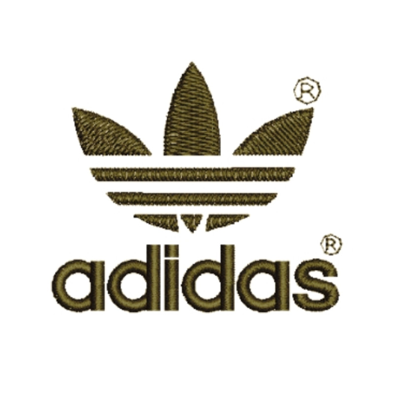 Adidas Embroidery Design Adidas Logo Embroidery Sportswear Embroidery Pattern Digital Embroidery File Adidas Stitch 1