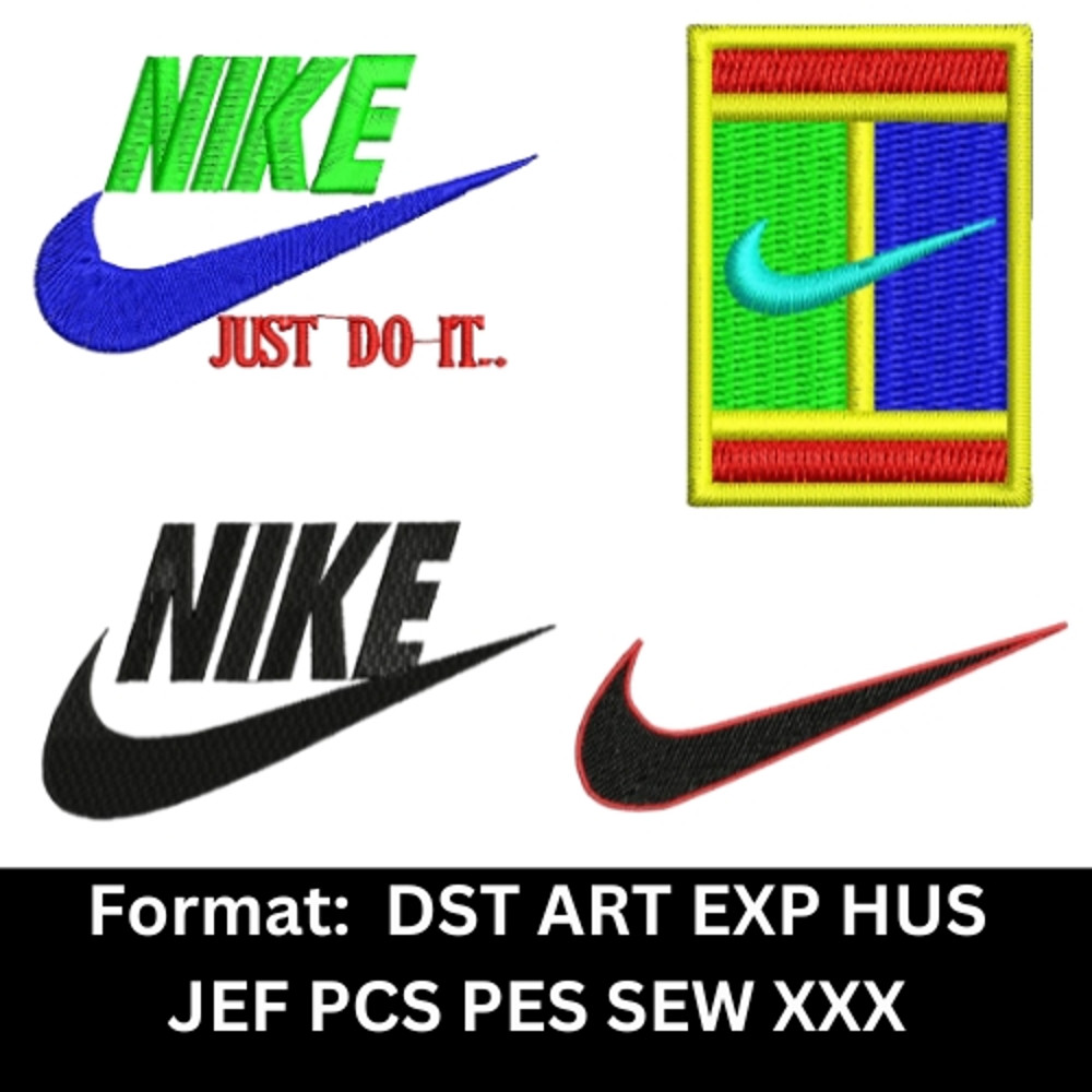 Nike Embroidery Designs Nike Logo Embroidery Pattern Bundle Nike Logo Embroidery Design Nike Swoosh Embroidery Nike 0