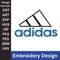 Adidas Embroidery Design Adidas Logo Embroidery Sportswear Embroidery Pattern Adidas Logo Vector Adidas Stitch 0
