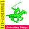 Polo Embroidery Design Horse Embroidery Polo Patterns Horse Logo Polo Embroidery Horseman Digital Download 0