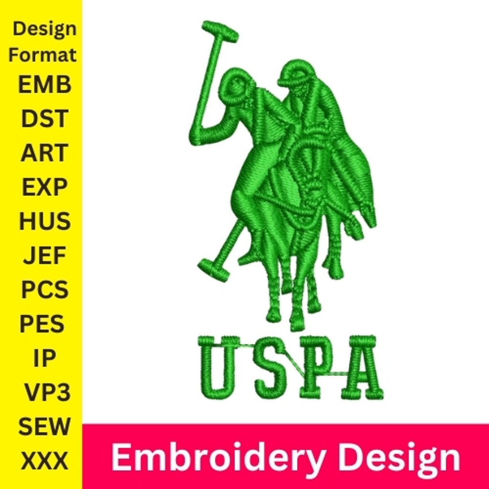 Polo Embroidery Design  Horse Embroidery  Polo Pattern  Horse Logo Polo Embroidery Horseman  Digital Product 0