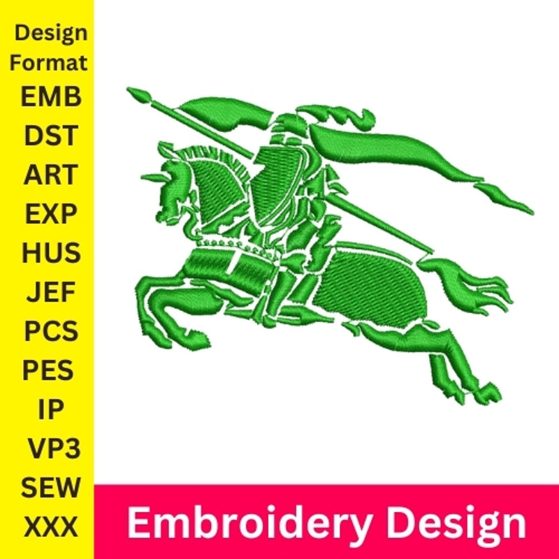 Polo Embroidery Design Horse Embroidery Polo Pattern Horse Logo Polo Embroidery Horseman Digital Product 0