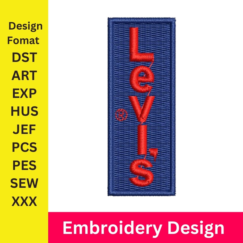 Levis Embroidery Design Jeans Brand Logo Machine Embroidery Designs Levis Logo Machine Embroidery Design Levis Dst 0