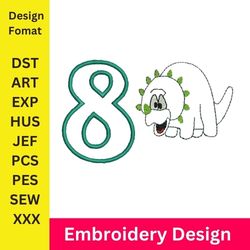 embroidery numbers, embroidery design, 8 number, machine embroidery pattern, number embroidery, new number, numbers,