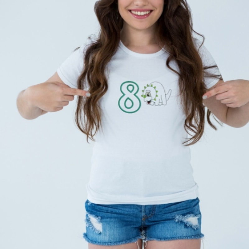 Embroidery Numbers Embroidery Design 8 Number Machine Embroidery Pattern Number Embroidery New Number Numbers 1