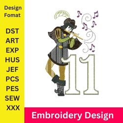 embroidery numbers, embroidery design, 11 number, machine embroidery pattern, number embroidery, new number, numbers,,