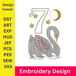 embroidery numbers, embroidery design, 7 number, machine embroidery pattern, number embroidery, new number, numbers,,
