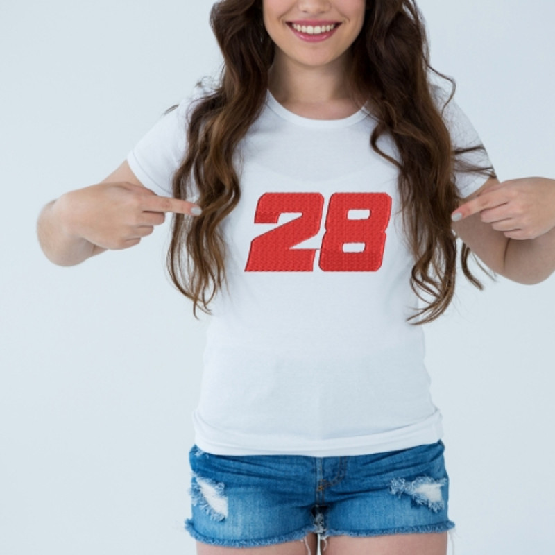 Embroidery Numbers Embroidery Design 28 Number Machine Embroidery Pattern Number Embroidery New Number Numbers 1