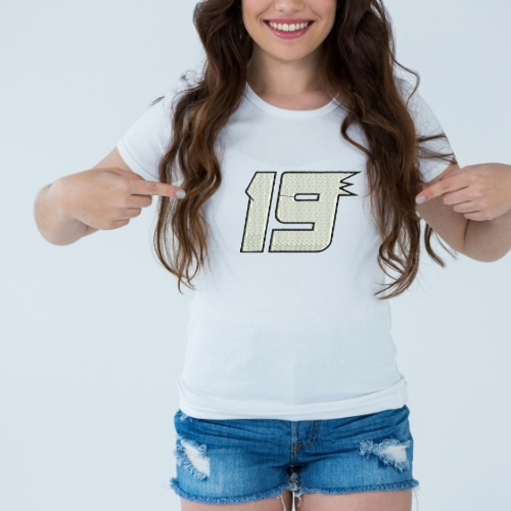 Embroidery Numbers Embroidery Design 19 Number Machine Embroidery Pattern Number Embroidery Number 1