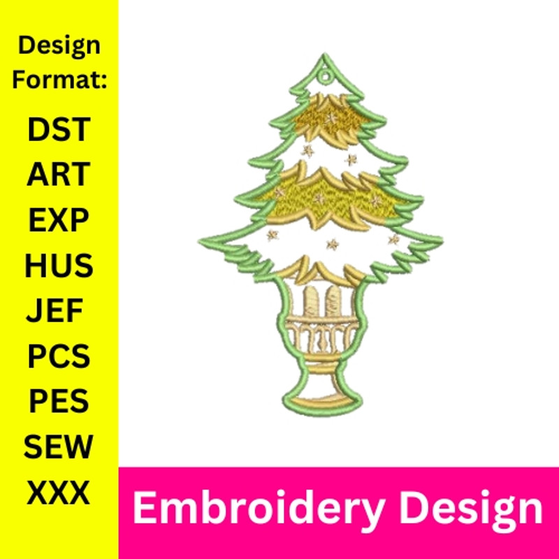 Christmas Tree Christmas Embroidery Design Embroidery Design Christm Tree Christmas Season Tree Wi 0