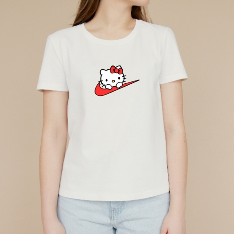 Hello Kitty Nike Logo SVG PNG JPG PDF  Nike Logo Design Nike Logo Color Change Nike PNG Nike SVG Ni 1