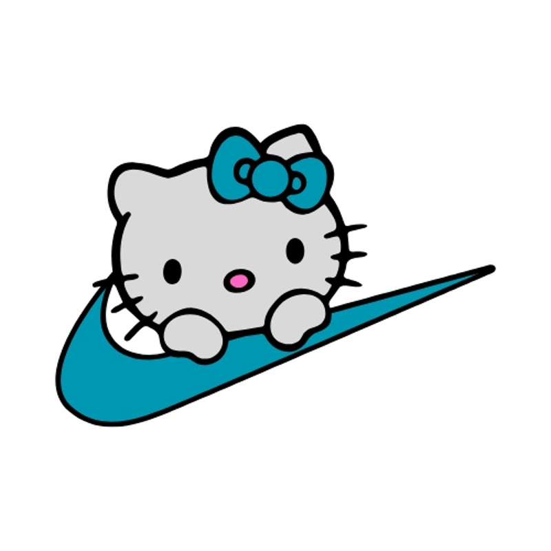 Hello Kitty Nike Logo SVG PNG JPG PDF  Nike Logo Design Nike Logo Color Change Nike PNG Nike SVG Ni 2