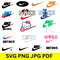 Nike Logo Bundle SVG PNG JPG PDF Digital Logo New Design Nike Logo Bundle Layered SVG Nike Air Cric 0