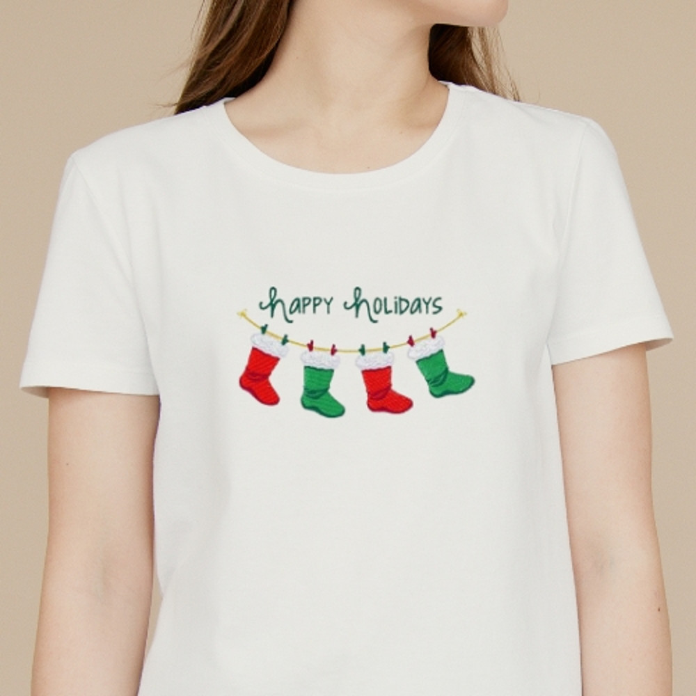 Happy Holy Day Christmas Design Christmas Decorations Christmas Embroidery Design Christmas Holyday 1