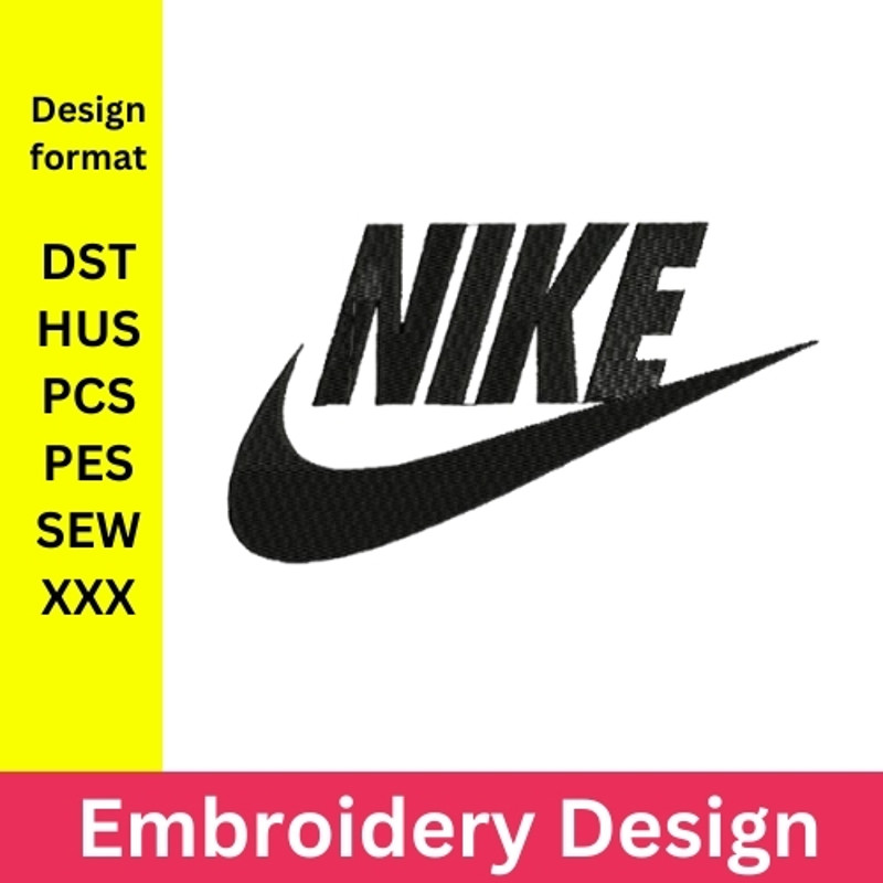 Nike embroidery design file, Nike logo design, Swoosh nike embroidery design pes, Nike Embroidery design, nike new logo-