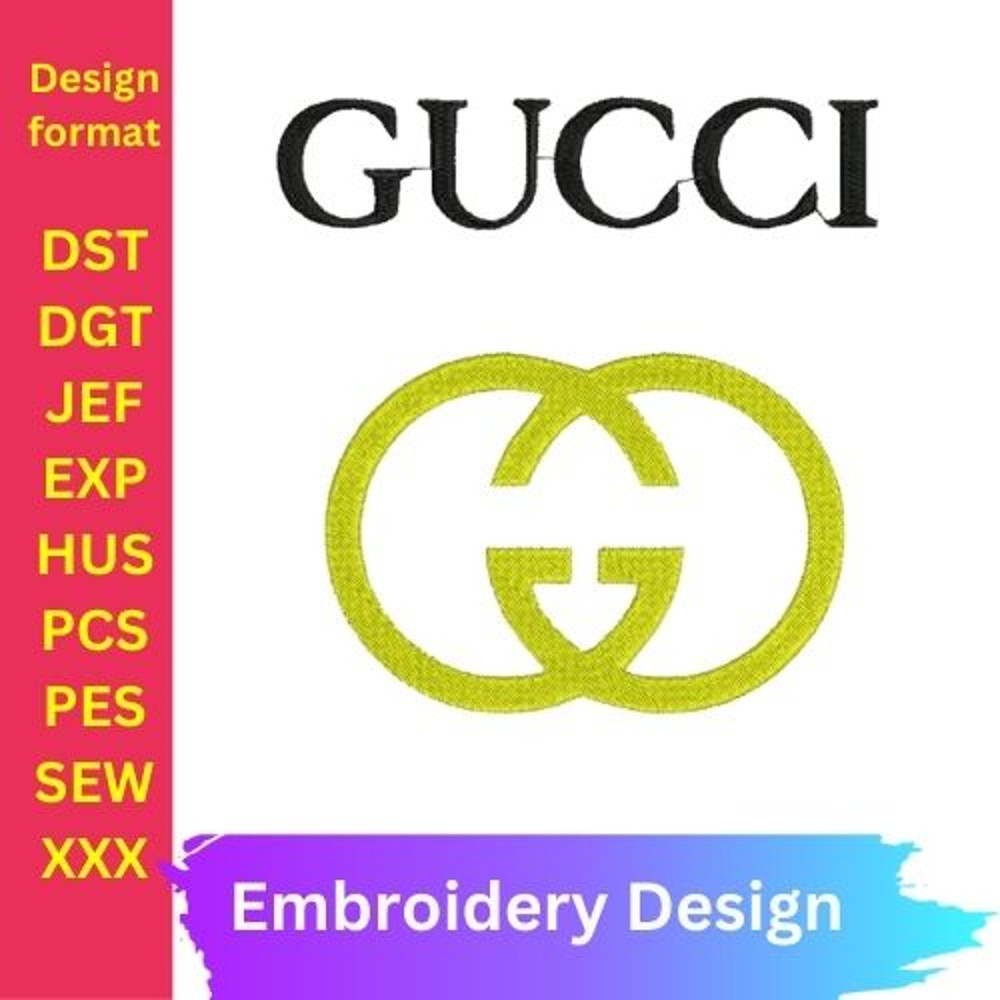 Gucci Embroidery Design Gucci Embroidery Embroidery File Gucci Embroidery File Digital Download Bra 0