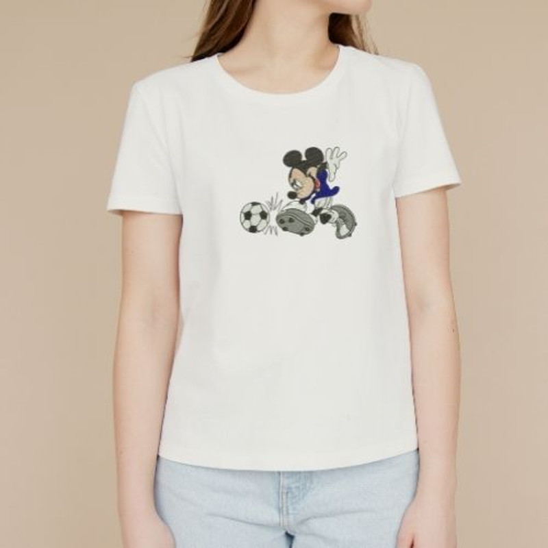 Mickey Mouse Embroidery Mickeymouse Mickey Mouse Football Embroidery Design Mickey Chutando 1