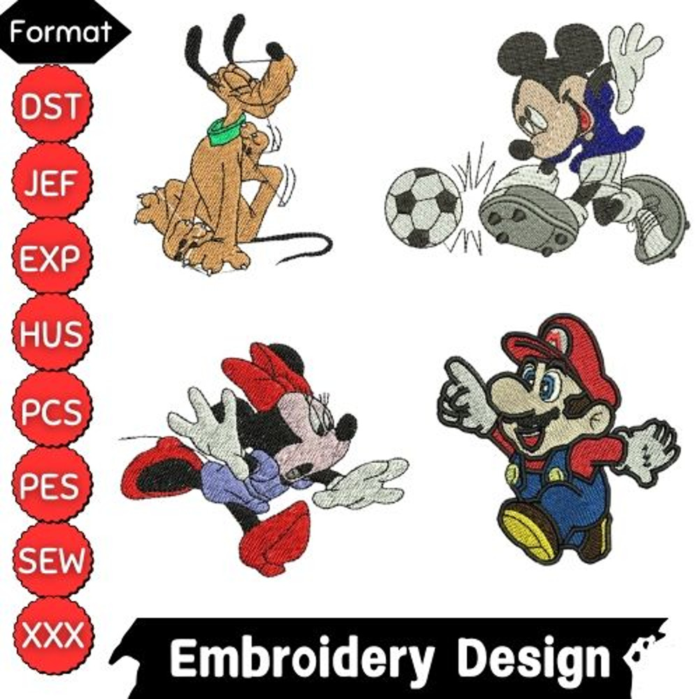 Mickey Mouse Embroidery Design Bundle Disney Mickey Mickey Mouse Design Mickey Cartoon Mickey Mouse 0