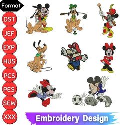 mickey mouse embroidery design bundle, disney mickey, mickey mouse design, mickey cartoon, mickey mouse pattern,,,