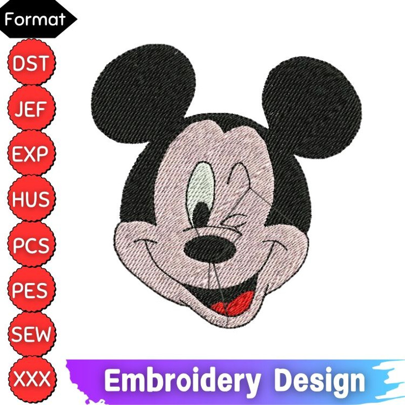 Mickey Mouse Embroidery Design Disney Mickey Mickey Mouse Design Mickey Mouse Cartoon Mickey Mouse  0