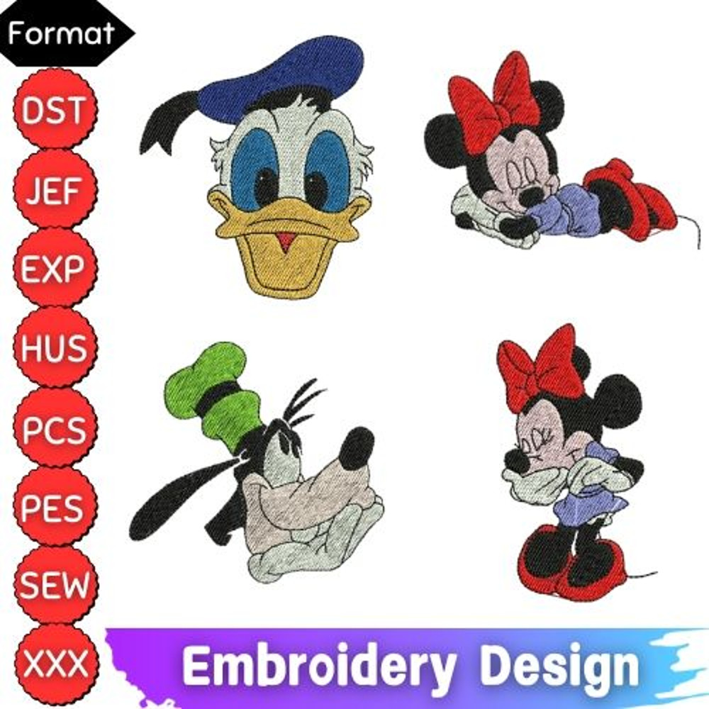 Mickey Mouse Embroidery Design Bundle Disney Mickey Mickey Mouse Design Mickey Mouse Cartoon Mickey 0
