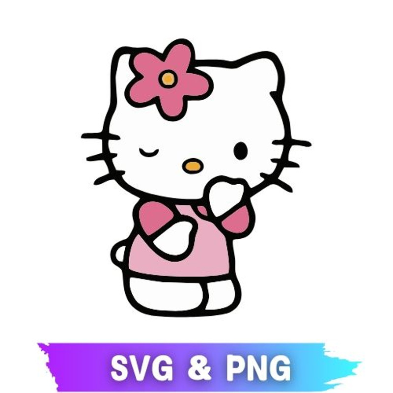 Hello Kitty PNG  Hello Kitty SVG  Hello Kitty  Hello Kitty PNG SVG  Transparent Hello Kitty  0