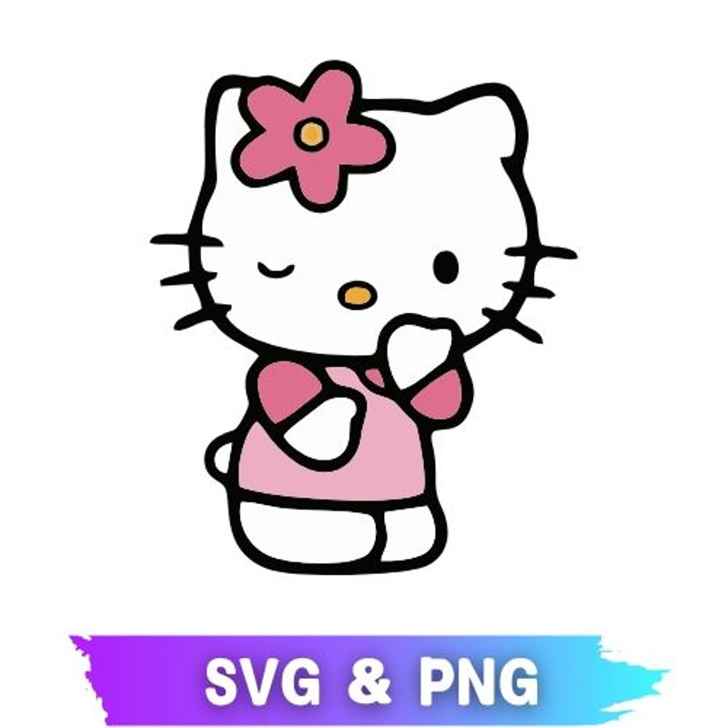 Hello Kitty PNG  Hello Kitty SVG  Hello Kitty  Hello Kitty PNG SVG  Transparent Hello Kitty  0