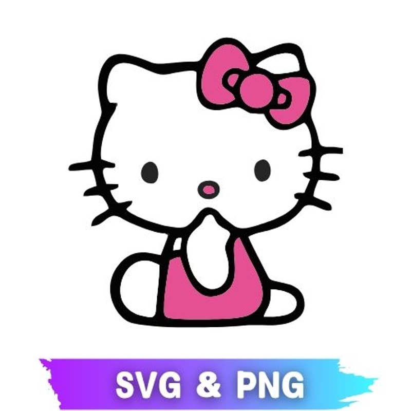 Cute Hello Kitty Design Hello Kitty SVG PNG Hello Kitty Hello Kitty Clipart Hello Kitty Transpa 0