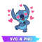 Stitch Bunny SVG Stitch Bunny PNG Stitch SVG File Stitch PNG File Transparent Background SVG PNG Ca 0