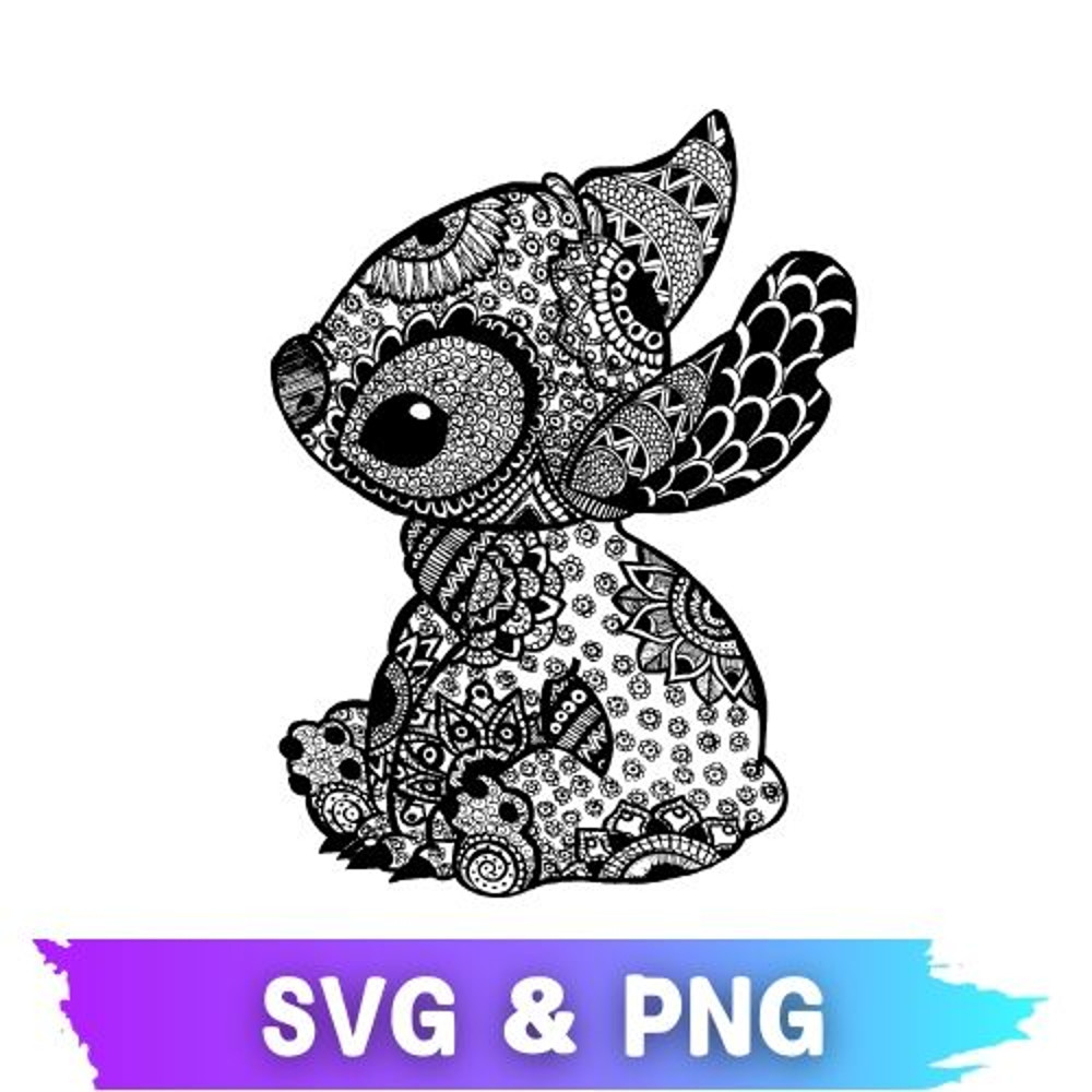 Stitch Bunny Stitch Bunny SVG Stitch Bunny PNG Stitch SVG File Stitch PNG File Transparent Backgrou 0