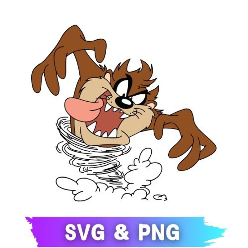 Tasmanian Devil SVG Tasmanian Devil PNG Tasmanian Devil SVG PNG Tasmanian Devil SVG PNG Cartoon SVG 0