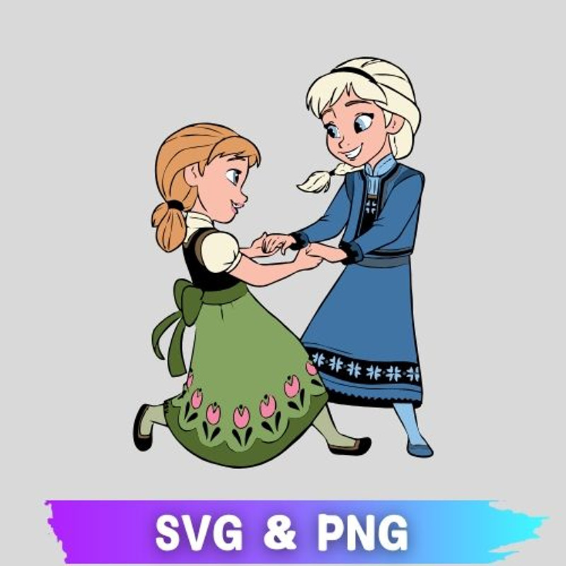 Frozen Sister SVG Frozen Sister PNG Elsa Logo SVG Disney SVG Anna SVG Elsa Frozen SVG Disney World 0