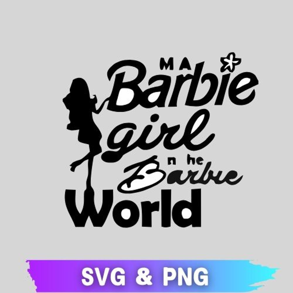 Barbie Girl Logo SVG Barbie Girl Logo PNG Barbie SVG Barbie PNG Barbie Princess SVG Girl SVG Birthd 0