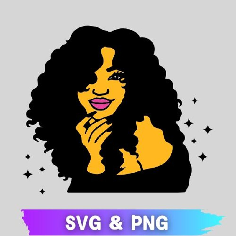Afro Women SVG Black Woman SVG Afro Women PNG Afro Women SVG PNG Afro SVG Afro PNG Afro Girl With C 0
