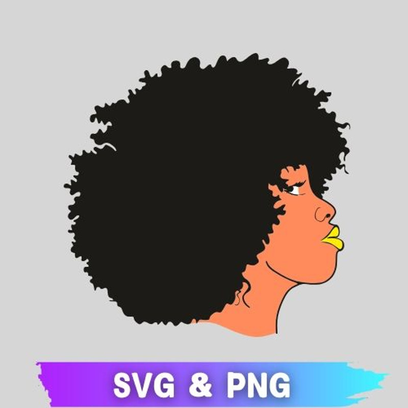 Afro Women SVG Black Woman SVG Afro Women PNG Afro Women SVG PNG Afro SVG Afro PNG Afro Girl With C 0