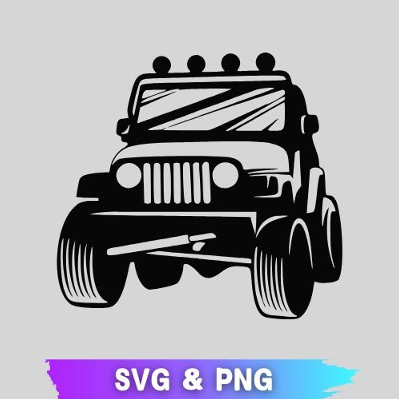 Black Jeep SVG Black Jeep PNG Black Jeep SVG PNG Jeep SVG Mountain Jeep SVG Black Jeep Off Road Jee 0