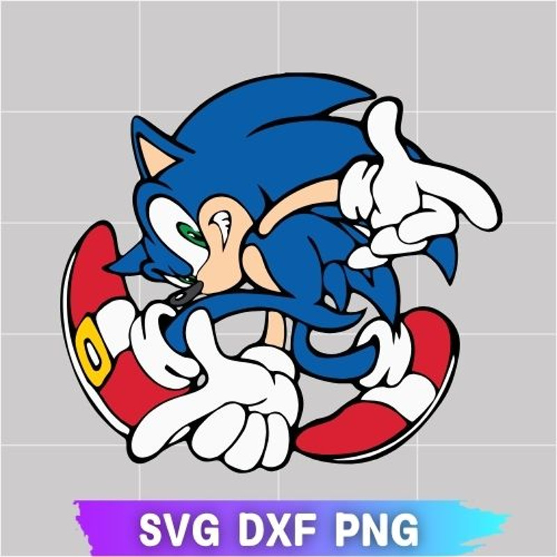Sonic Super Fast Sonic Super Cool Sonic SVG Super Fast Sonic SVG Super Fast Sonic DXF Sonic SVG PNG 0