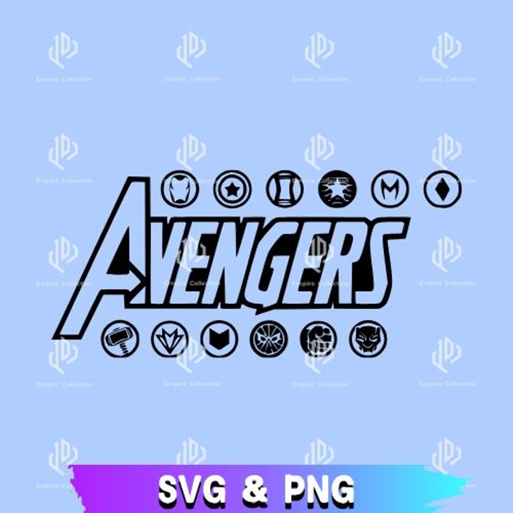Avengers SVG Avengers PNG Marvel Superhero Avengers Super Heroes SVG Files Silhouette Marvel Superh 0