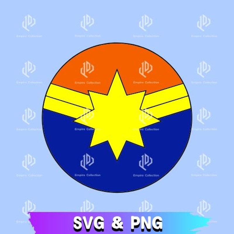Captain Marvel SVG Captain Marvel Logo SVG PNG Avengers Logo SVG Movies SVG Marvel Avengers Logo Su 0