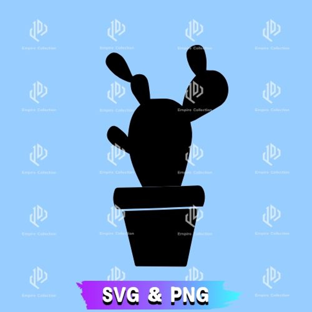 Cactus SVG Cactus PNG Cactus Clipart Cactus Monogram SVG Instant Download 0