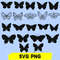 Butterfly Design Bundle SVG PNG File Digital Download For Crafting And Decor 0