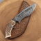 Buy Copper Damascus Hunting Bowie Knife
