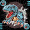 Angry Dinosaur Vector TShirt Design AI EPS PSD PDF DXF SVG WEBP JPG PNG 0