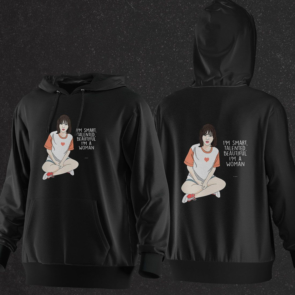 Im A Woman Vector TShirt Design AI EPS PSD PDF DXF SVG WEBP JPG PNG 2