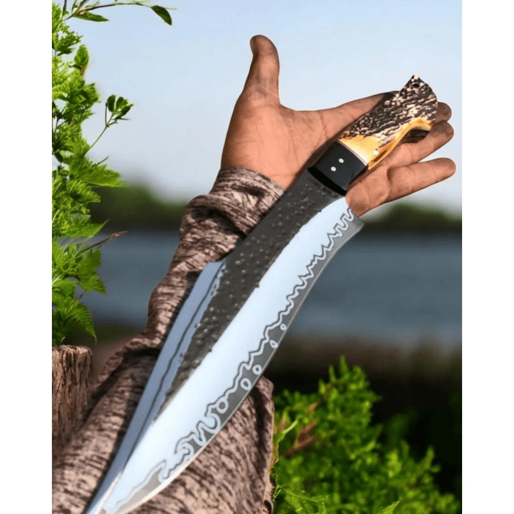 Buy Hand Forged 14 Inch D2 Steel Bowie Knife