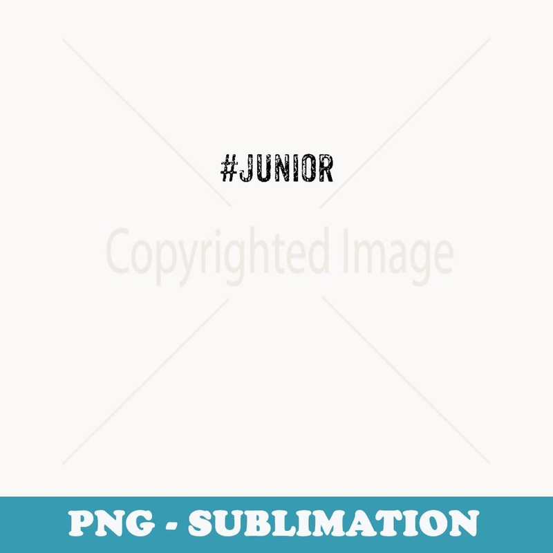 Junior Eleventh Grade Student or Teacher Trendy - Sublimation PNG File